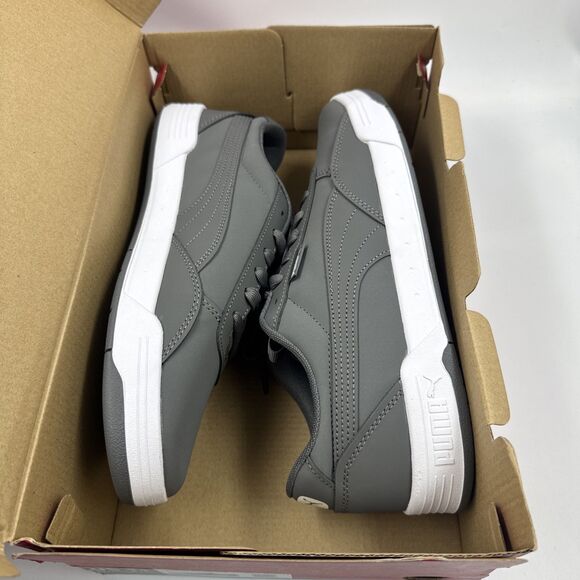 PUMA Men's Size 11 Skate Sneakers Lace-up Court Shoes, Gray - Picture 15 of 16